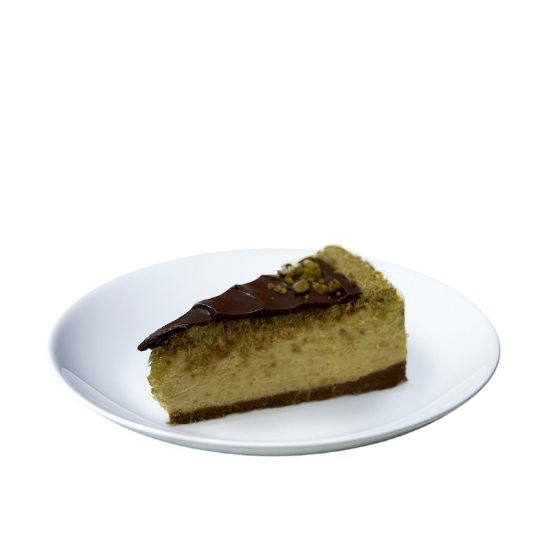Pistachio Cheesecake Slice